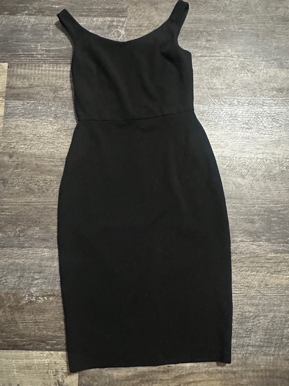 Betsey Johnson Black Sleeveless Sheath Dress Size 0